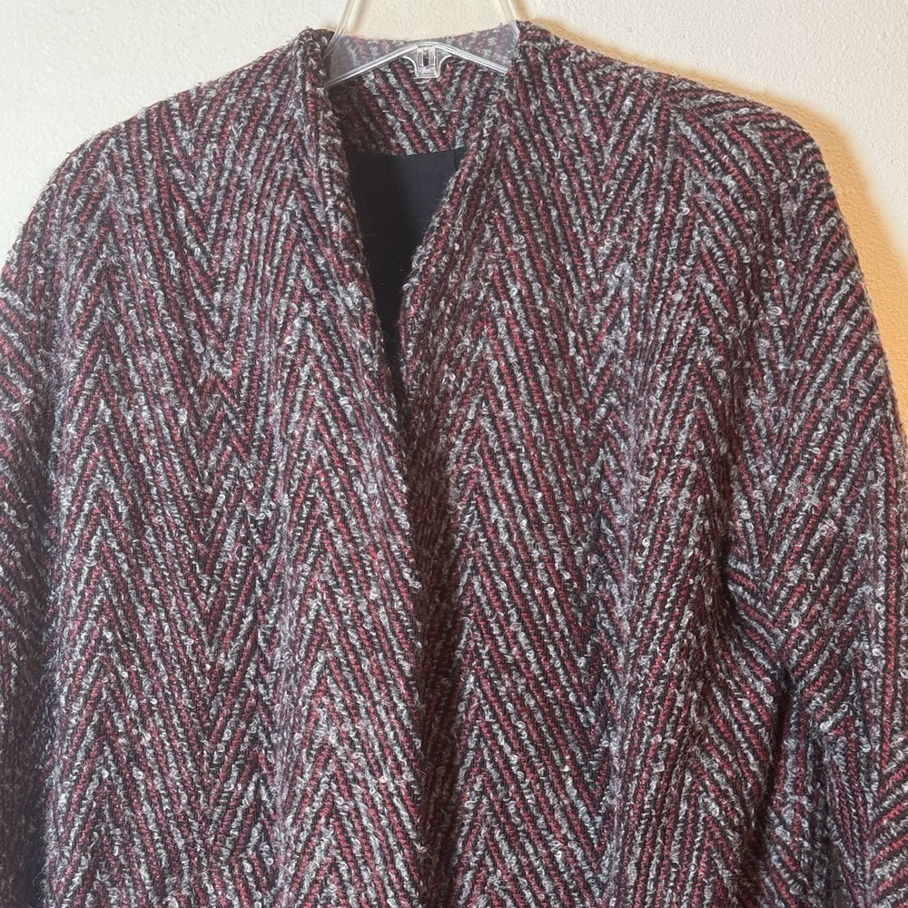 Vintage Forstmann 100% Virgin Wool Chevron Jacket Tailored by Crane-Abrams